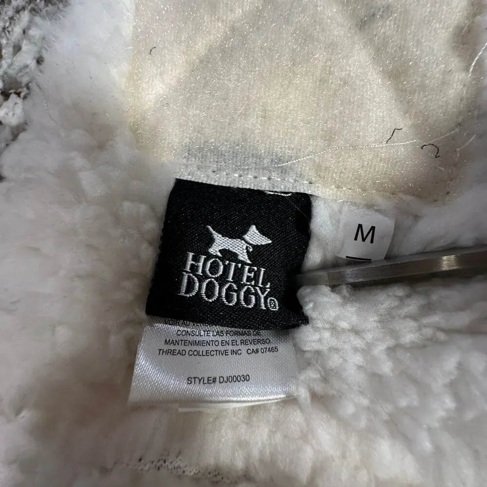 Hotel Doggie Fleece Dog Coat Jacket